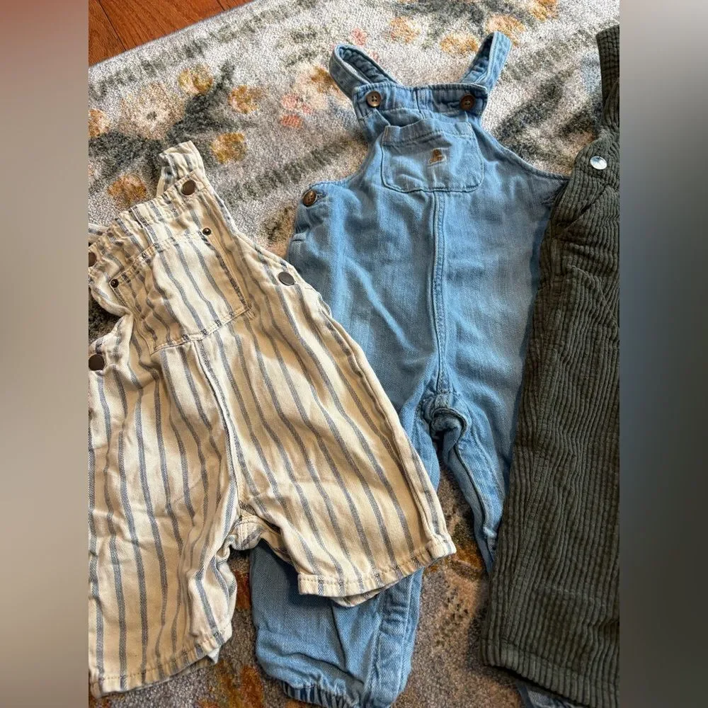 18m Baby Overalls lot - Gap, Old Navy, Zara